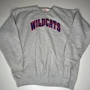 Vintage Dodger Wildcats Sweatshirt Gray 2XL Heavyweight 90s Style Cotton USA